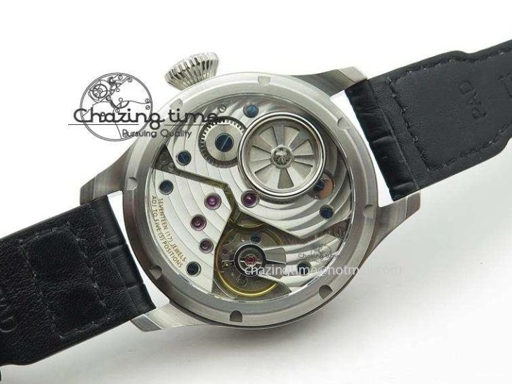 MIROTIME 0511 Big Pilot “Markus Buhler” IW5003 Turbine V6F Best Edition Silver Dial On Leather Strap A Reliable 7315